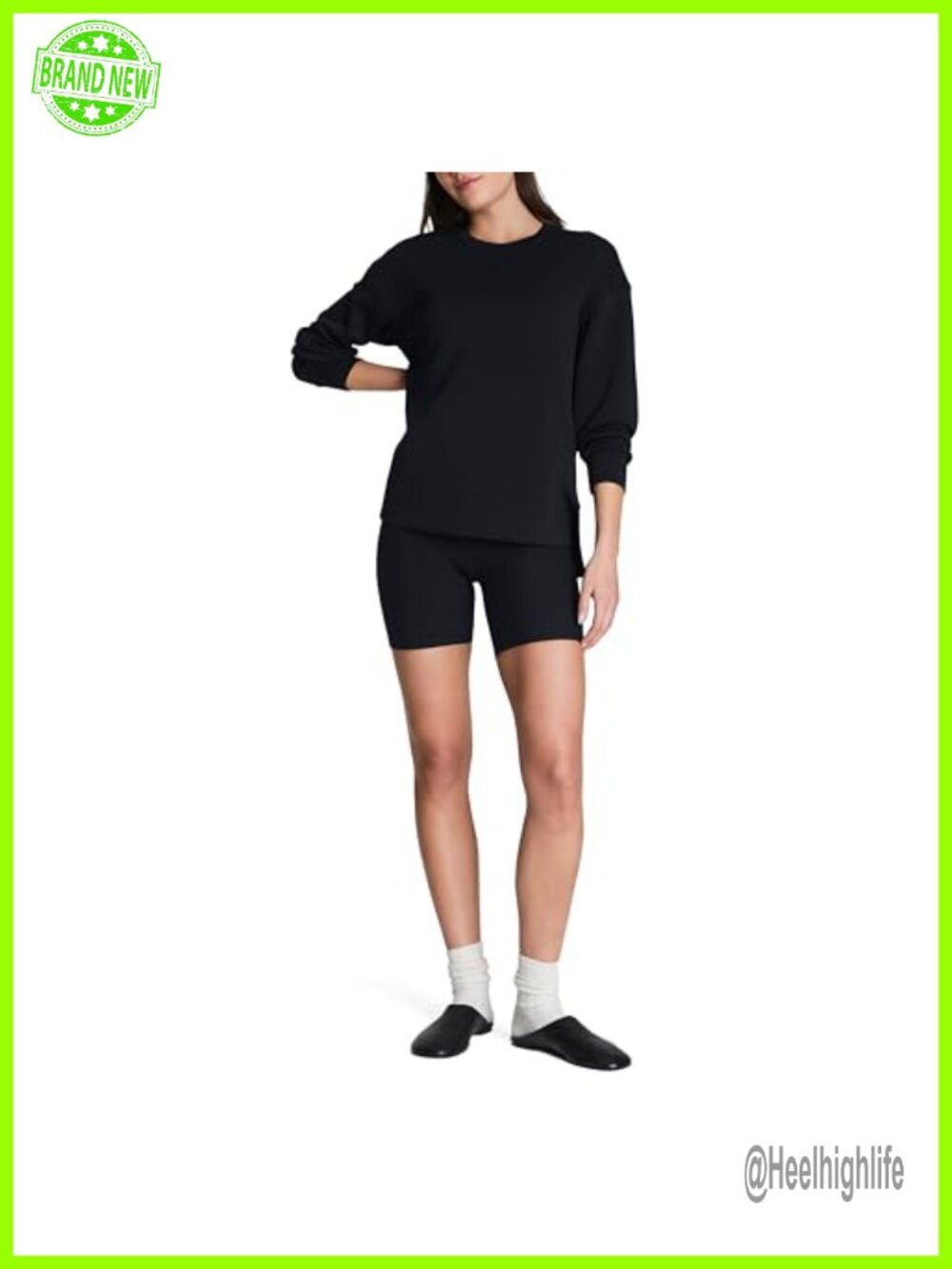 SPANX AirEssentials Crewneck Tunic Long Sleeve Stretch Travel Top